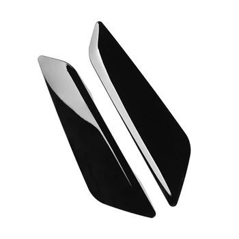 1 пара накладок крышки воздухозаборника бокового крыла для 5 серии G30 G31 2018-2023 Для укладки декора бокового крыла капота Ярко-черного цвета