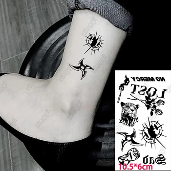 Сексуальная временная художественная роспись руки, цветок розы, татуировки с английскими буквами для женщин, мужчин, наклейка на палец, цветной рисунок, татуировка, водонепроницаемая