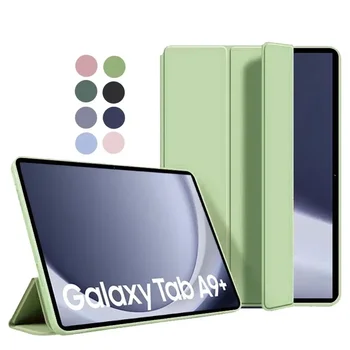 Для Samsung Galaxy Tab A9 Plus Чехол 11 дюймов с Откидной Подставкой, Магнитная Мягкая Задняя крышка из ТПУ для Galaxy Tab А9 + 2023 SM-X210 X216 Чехол для планшета