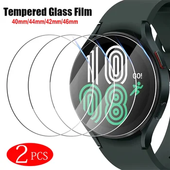 Пленка из закаленного стекла для Samsung Galaxy Watch 4 44 мм 40 мм Защитная крышка экрана смарт-часов Galaxy Watch 4 Classic 42 мм 46 мм