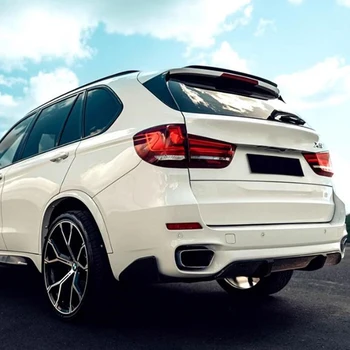 Для BMW X5 F15 Аксессуар для спойлера на крыше ABS Карбоновое волокно Багажник автомобиля Задняя кромка багажника Хвостовое крыло Черный Обвес 2014-2018 года выпуска